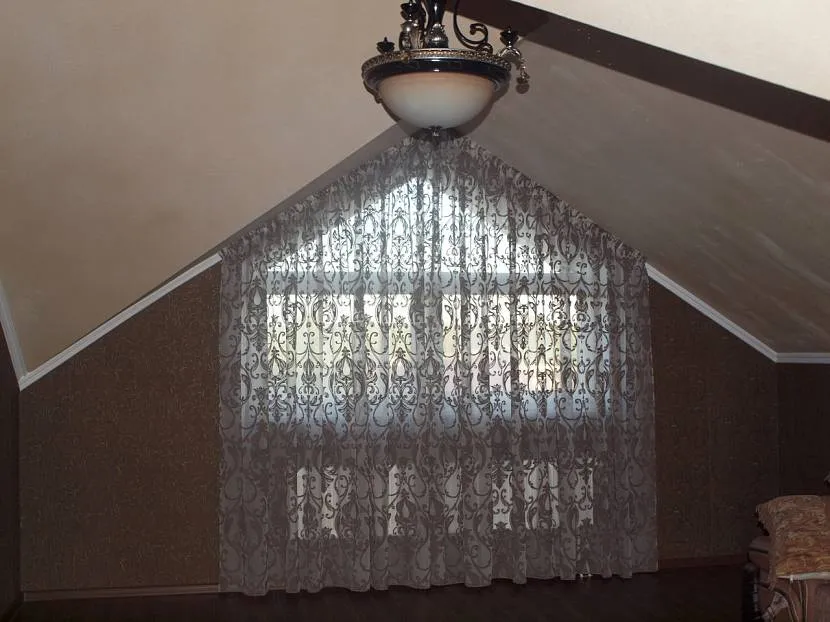 Фото шторы полупрозрачные тюль декор