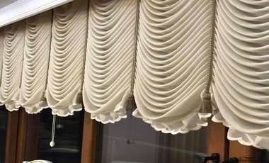Фото Современные французские шторы